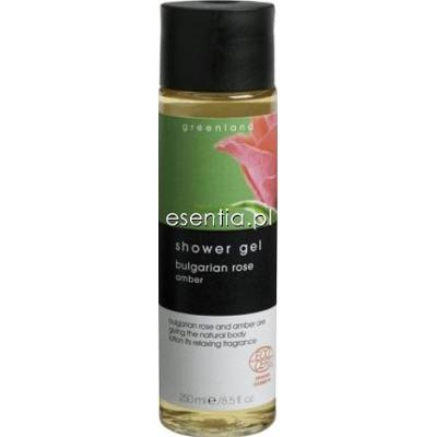 GreenLand Evergreen Żel pod prysznic Róża - Amber 250 ml