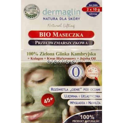Dermaglin  BIO Maseczka przeciwzmarszczkowa 45+ 2 x 10 g