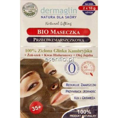 Dermaglin  BIO Maseczka przeciwzmarszczkowa 35+ 2 x 10 g