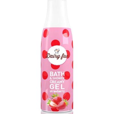Dairy Fun  Żel do kąpieli Truskawka 400 ml