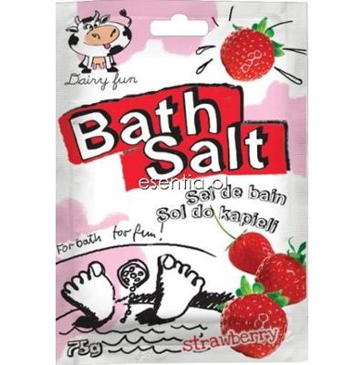 Dairy Fun  Sól do kąpieli w saszetce Truskawka 75 g