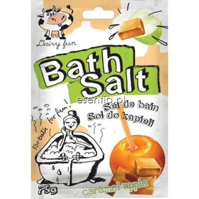 Dairy Fun  Sól do kąpieli w saszetce Karmel - Jabłko 75 g