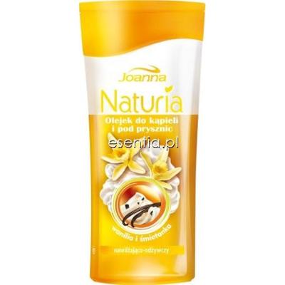 Joanna Naturia Olejek do kąpieli i pod prysznic Wanilia i śmietanka 200 ml