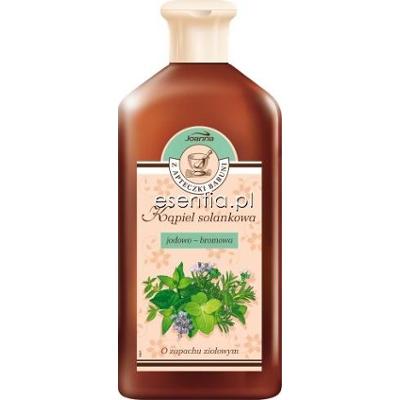 Joanna Z Apteczki Babuni Kąpiel solankowa jodowo - bromowa o zapachu ziołowym 700 ml