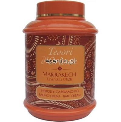 Tesori d'Oriente Marrakech Kremowy płyn do kąpieli Neroli i Kardamon 500 ml