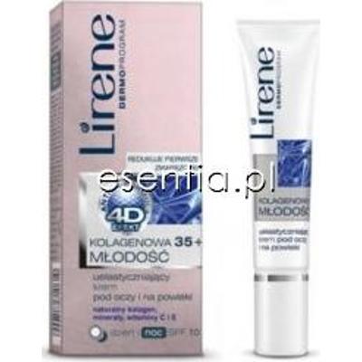 Lirene Kolagenowa Młodość 35+ Uelastyczniający krem pod oczy i na powieki 15 ml