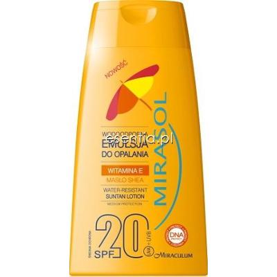 Miraculum Mirasol Wodoodporna emulsja do opalania SPF 20 200 ml