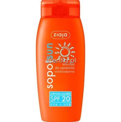 Ziaja sopot sun Emulsja do opalania wodoodporna SPF 20 150 ml