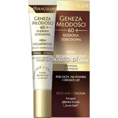 Miraculum Geneza Młodości 60+ Krem wolumetryczny przeciw zmarszczkom pod oczy, na powieki i okolice ust 15 ml