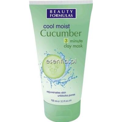 Beauty Formulas Cucumber Ogórkowa 3 minutowa maseczka na twarz 100 ml