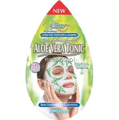 Montagne Jeunesse Face Tonics Tonizująca maseczka uspokajająca z aloesem i zieloną herbatą 10 ml