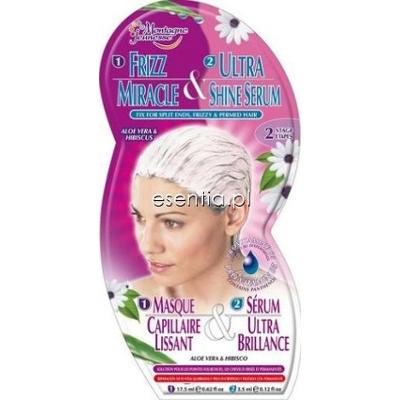 Montagne Jeunesse Hair Care Maseczka wygładzająca i nadająca połysk do włosów z aloesem i hibiskusem 21 ml