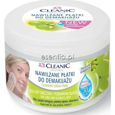 Cleanic  Nawilżane płatki do demakijażu GrapeVit - cera zmęczona op. / 30 szt.