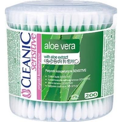 Cleanic  Patyczki kosmetyczne Sensitive Aloe Vera op. / 200 szt.