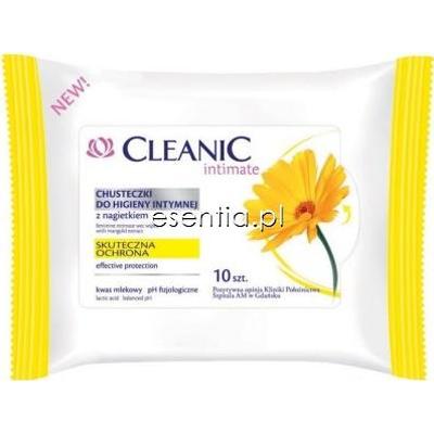 Cleanic Intimate Chusteczki do higieny intymnej z nagietkiem 