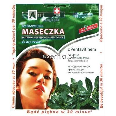 Mincer Pharma Antiallergique Care Błyskawiczna maseczka ekstremalnie przeciwzmarszczkowa z Pentavitinem 12 ml