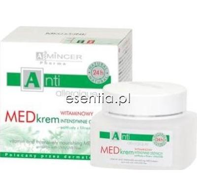 Mincer Pharma Antiallergique Natural Witaminowy MEDkrem intensywnie odżywczy, półtłusty na dzień i na noc 50 ml