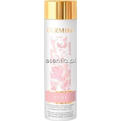 Dermika Pure Płyn micelarny z zieloną herbatą do cery tłustej i mieszanej 200 ml