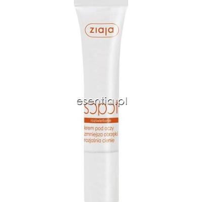 Ziaja sopot rozświetlanie Krem pod oczy zmniejszający obrzęk i rozjaśniający cienie 15 ml