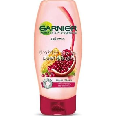 Garnier Naturalna Pielęgnacja Odżywka do włosów cienkich Drożdże piwne i owoc granatu 200 ml
