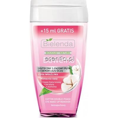Bielenda Bawełna Skuteczny 2-fazowy płyn do demakijażu oczu 125 ml