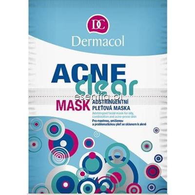 Dermacol Acneclear Ściągająca maseczka dla skóry tłustej, mieszanej i problematycznej 2 x 8 g
