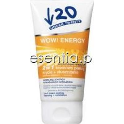 Under Twenty Wow! Energy 2w1 kremowy peeling mycie + złuszczanie  150 ml