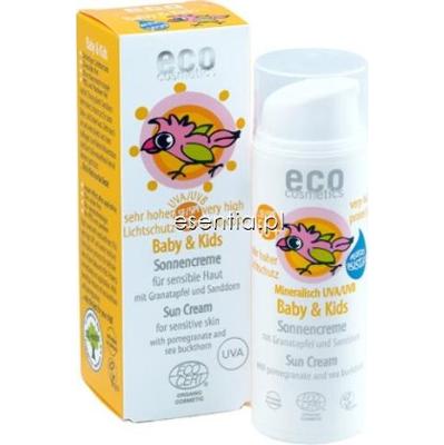 Eco Cosmetics Baby & Kids Krem na słońce SPF 50+ dla dzieci i niemowląt 50 ml