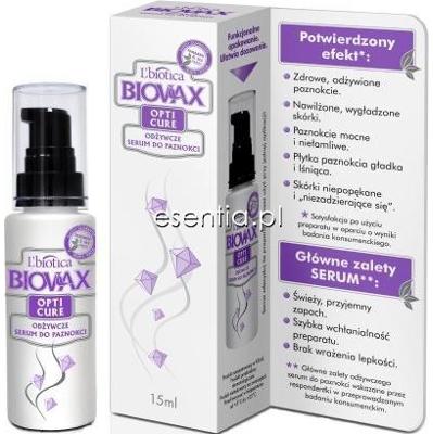 L'Biotica BIOVAX Opti Cure - odżywcze serum do paznokci 15 ml