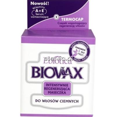 L'Biotica BIOVAX Intensywnie regenerująca maseczka do włosów ciemnych 250 ml