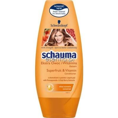 Schauma  Balsam do włosów Ekstra Owoc & Witamina 200 ml