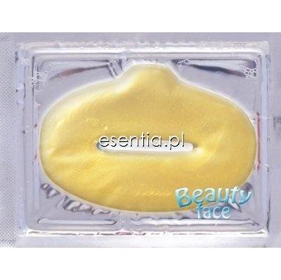 BeautyFace  Przeciwzmarszczkowa szokowa kolagenowa maska na usta ze złotem i kwasem hialuronowym op. / 1 płat kolagenowy