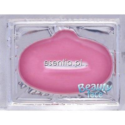 BeautyFace  Ujędrniająca i powiększająca usta kolagenowa maska z czerwonym winem op. / 1 płat kolagenowy