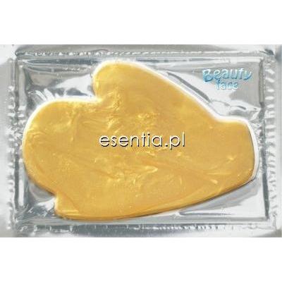 BeautyFace  Przeciwzmarszczkowa szokowa kolagenowa maska do rąk ze złotem i kwasem hialuronowym op. / 2 płatki