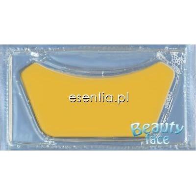 BeautyFace  Przeciwzmarszczkowa szokowa maska kolagenowa do szyi ze złotem i kwasem hialuronowym op. / 1 płat hydrożelowy