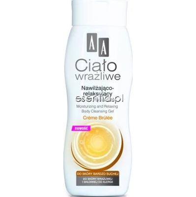 AA Cosmetics Ciało Wrażliwe Nawilżająco-relaksujący żel do mycia ciała Creme Brulee 250 ml