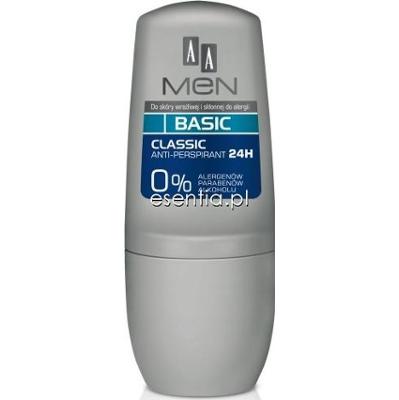AA Cosmetics  MEN Basic Antyperspirant w kulce Classic 50 ml