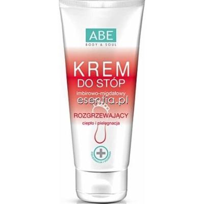 Abe imbirowo - migdałowy Krem do stóp rozgrzewający 100 ml