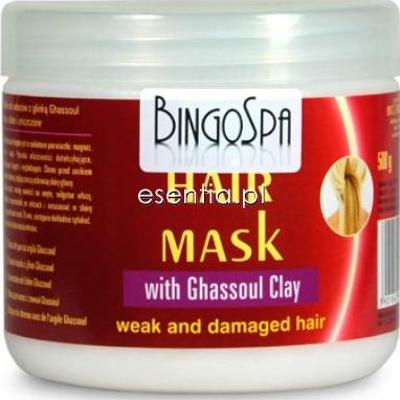 BingoSpa Pielęgnacja włosów Maska do włosów z glinką Ghassoul 500 ml