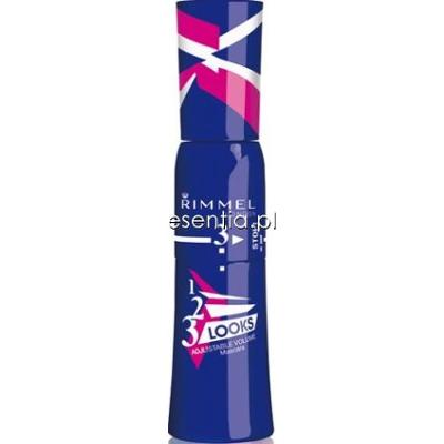 Rimmel  Tusz do rzęs pogrubiający obrotowy 1-2-3 Looks  9,5 ml