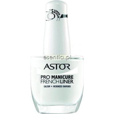 Astor  Lakier do końcówek Pro Manicure French Liner 12 ml