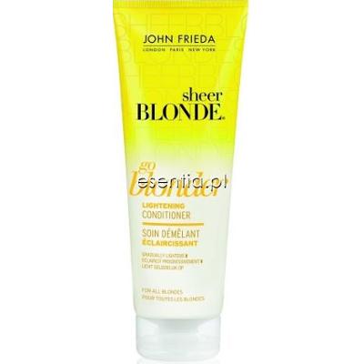 John Frieda Sheer Blonde Odżywka rozjaśniająca do włosów blond 250 ml