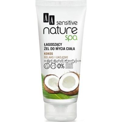 AA Sensitive Nature SPA Kokos Łagodzący żel do mycia ciała 200 ml