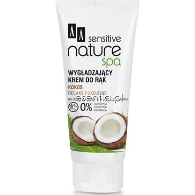 AA Sensitive Nature SPA Kokos Wygładzający krem do rąk 100 ml