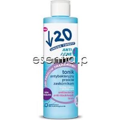 Under Twenty  Anti Acne! Tonik antybakteryjny przeciw zaskórnikom - cera wrażliwa 200 ml