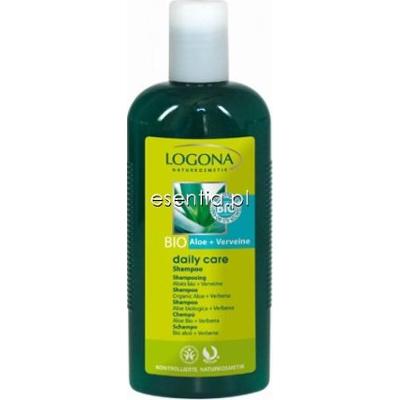 LOGONA Daily Care Szampon do włosów z bio-aloesem i werbeną 250 ml