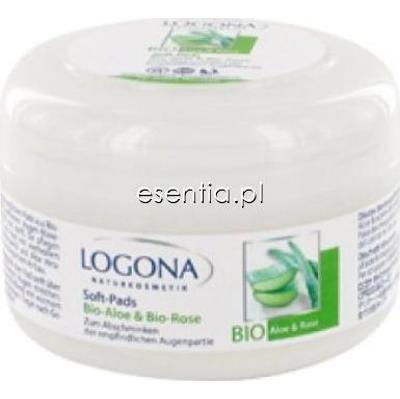 LOGONA BIO Płatki do demakijażu z bio-aloesem i bio-różą op. / 40 szt.