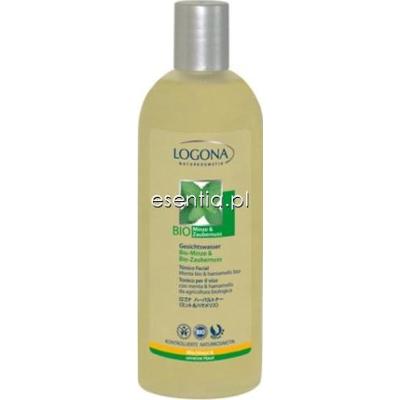 LOGONA BIO Woda odświeżająca do twarzy z bio-miętą i bio-oczarem 125 ml