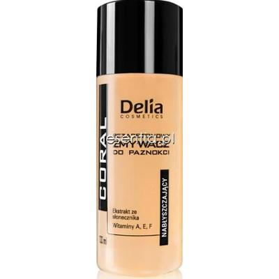 Delia Coral Nabłyszczający zmywacz do paznokci - bezacetonowy 100 ml