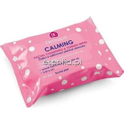 Dermacol cera sucha Odświeżające i oczyszczające chusteczki do twarzy do skóry suchej op. / 25 szt.